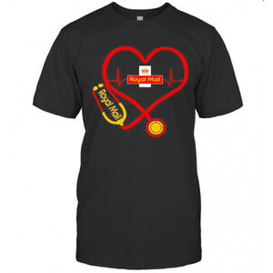 Royal Mail Nurse Stethoscope Love Heartbeat T-Shirt